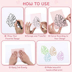 Frienda 30 Pack 4"x6" Rubber Carving Blocks Rubber Stamp Carving Linoleum Blocks - Image 4