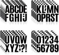 220 Pieces 20 Sheets Letter Stickers, Self Adhesive Vinyl Waterproof Mailbox by Llewyn