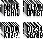 220 Pieces 20 Sheets Letter Stickers, Self Adhesive Vinyl Waterproof Mailbox by Llewyn