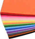 40pcs Coloured Felt Cloth Nonwoven 12 x 12 inches Felt Fabric Sheets DIY Craft by HEXJOZEI