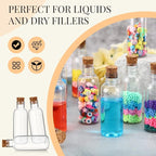 Lounsweer 50 Pack 2 oz Clear Plastic Sand Art Bottles - Image 2