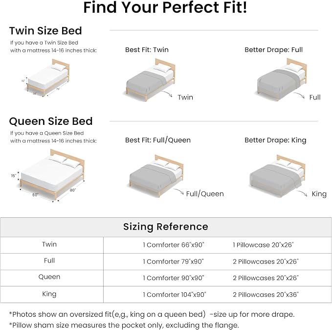 Love's cabin Dark Grey Full Comforter Set, 3-Piece Prewashed Bed Set - Image 8
