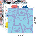 Origami Paper Kit 100 Sheets 6 Inch Square Double Sided Color 20 Vivid Colors - Image 3