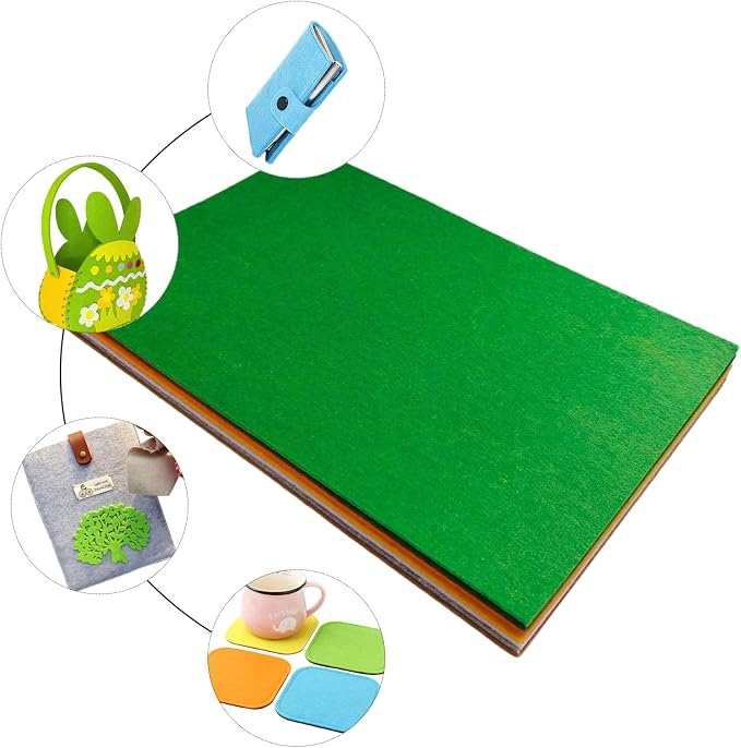 Jtnohx Stiff Felt, 2mm Thick Felt Sheets - Image 3