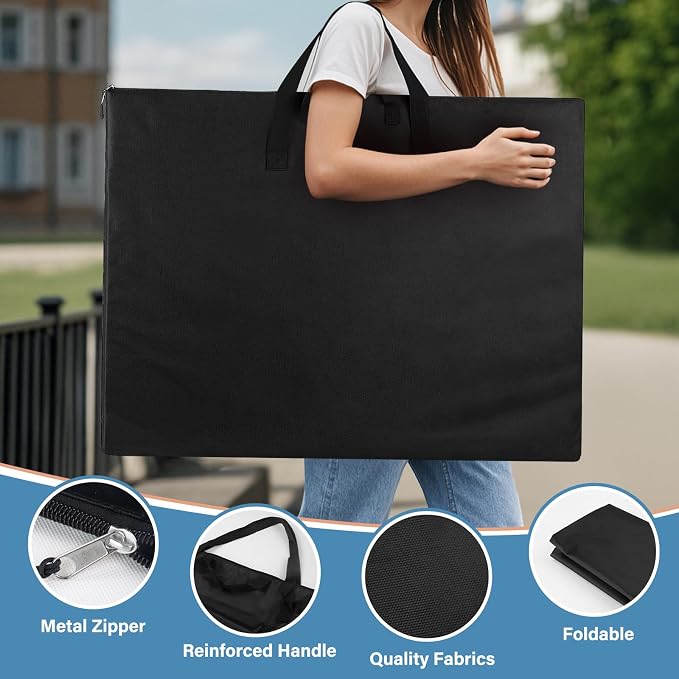 ZKOO Light Weight Art Portfolio Bag, 36 x 48 Extra Large Art Portfolio Case - Image 4