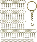 50Sets 1 inch Keychain Rings Bronze Split Round Key Ring by ZoloAJay