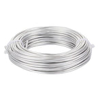 Fashewelry 65.6 Feet 3.5mm Aluminum Wire Silver Bendable Metal Craft Wire by FASHEWELRY