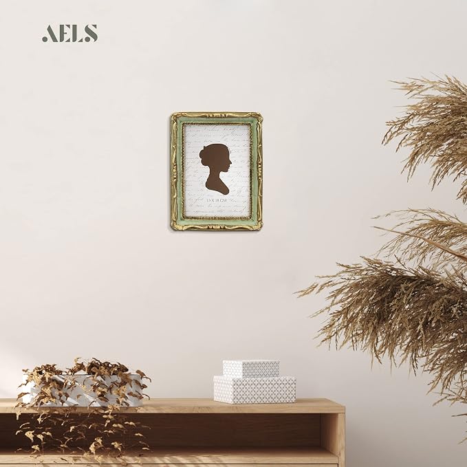 AELS 5x7/8x10 Inch Vintage Picture Frame, Elegant Antique Photo Frames - Image 7