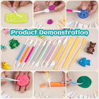 Amrules Clay Tools Kit, Pottery Craft - Image 3