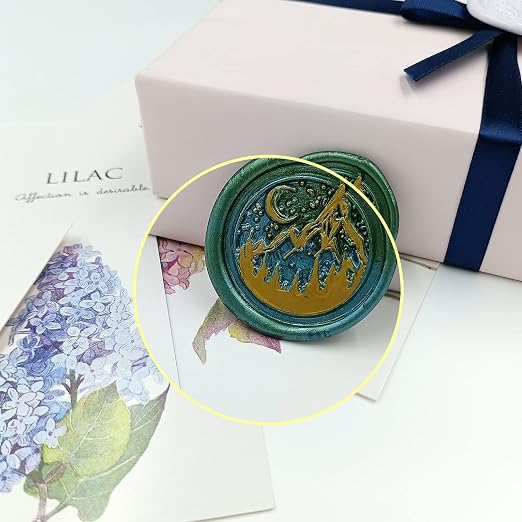 Wax Seal Pen Kit，Wax Seal Pen for Decorating Wax Seal Bead Sticks, Metallic - Image 3