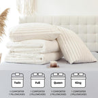 Smoofy Fluffy Full Size Comforter Sets 3 Pieces - Image 7