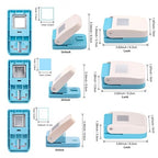 BAOFALI 3Pcs Stamp Puncher, 1X0.8inch &1inch Stamp Punch1 Inch Square Punch - Image 2
