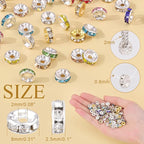 TINKRSTUFF 200 pcs 8mm Spacer Beads - Image 3