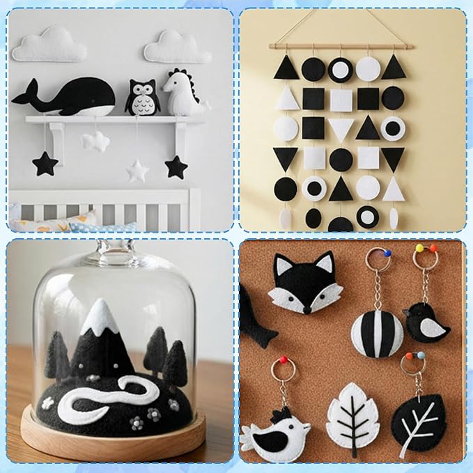 Ymapinc 10PCS Felt Fabric Sheets - Image 7