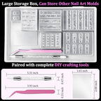 6pcs 3D Flower Silicone Nail Art Molds Kit - Image 2