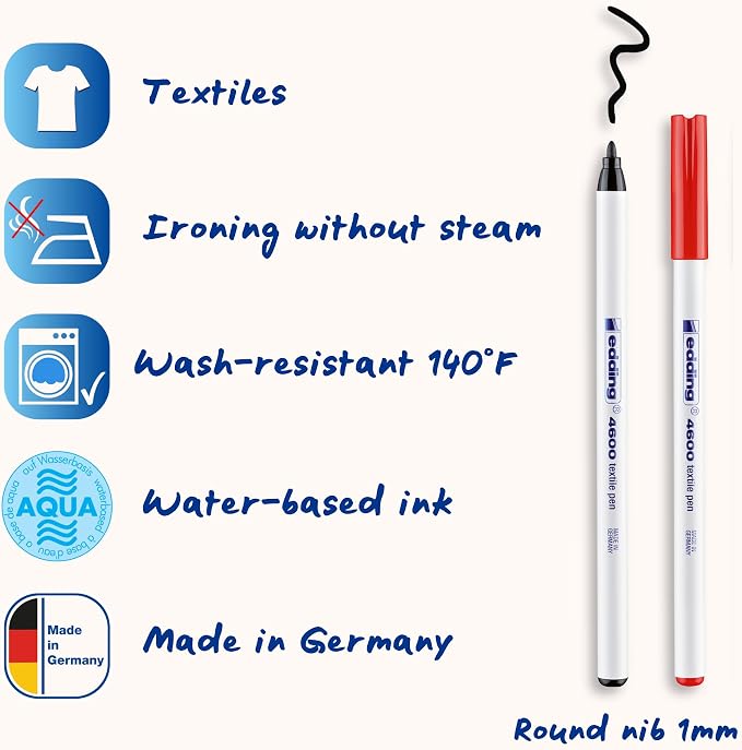 edding 4600 textile pen - Image 2