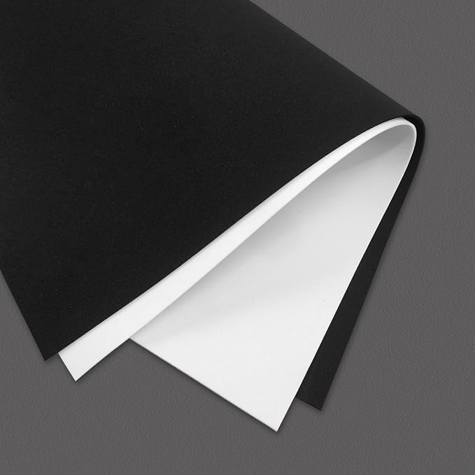 biguphate 24 PCS Black EVA Foam Sheets 1mm Thick 15.7 x 11.8 Inches Craft Foam - Image 5