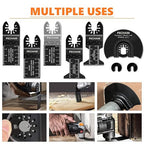 PECHAM 24PCS Universal Wood Metal Oscillating Multitool Quick Release Saw - Image 2