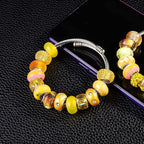 Aipridy European Large Hole Beads, Colorful Glass Charm Beads Set - Image 4