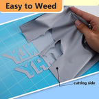 RENLITONG Silver Iron on Vinyl 12Inch by 13ft Roll Heat Transfer Vinyl - Image 4
