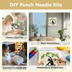 DOODLREAM Zen Yoga DIY Punch Needle Embroidery Kit - Image 4
