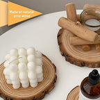Unfinished Wood Slices for centerpieces 18 PCS 5.1-5.5 Inch, Round Wooden Discs - Image 7