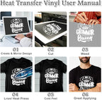 Flasoo Heat Transfer Vinyl Rolls, Compatible - Image 6