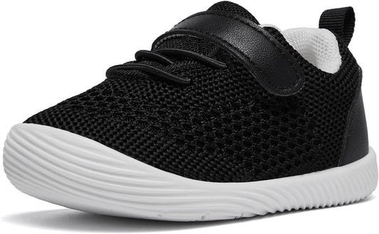 MORENDL Toddler Sneakers Baby Boys & Girls Barefoot Shoes Lightweight Breathable Walking Running Tennis Athletic Sport Shoes