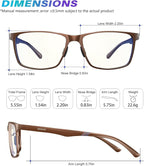 ANYLUV Blue Light Glasses Men, Relieve Eyestrain and Eye Protection, Al-Mg - Image 4