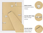 4x6 Picture Frame with Real Glass, Wooden cute 4 x 6 Photo Frame with Wavy Mat - Image 4