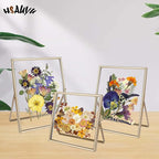 Gold Picture Frames Set of 3, Metal Geometric Photo Frame - Image 6