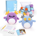 Crochet Kit for Beginners: 2 PCS Axolotl Crochet Kit, Create Your First by CROCHETBOX