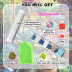 VeGuude Diamond Art Kits for Adults, Succulent Plants Diamond Paintings Kits - Image 8