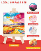 Simetufy 72 Pcs 4x4inch Mini Canvas Boards - Image 4