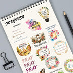 50 Pcs Clear PET Inspirational Stickers - Image 3