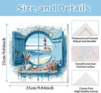 hkejoi Beach Paint by Numbers Kit - Image 3