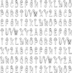 SANNIX 156Pcs/6 Sets Alphabet ABC Letter Charms Capital A-Z Charms DIY Bracelet by SANNIX