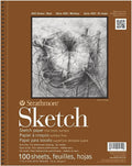 Strathmore 400 Series Wire Bound Sketch Pad, 60 lb. Paper, 11 X 14 inches by StrathmorePaper