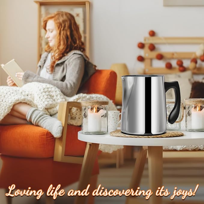 CasaCulina Candle Making Pouring Pot, 32oz Stainless Steel Wax Melting Pot - Image 7