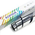 Metallic Silver Foil Heat Transfer Vinyl 12Inch*6Ft Bundle Chrome HTV in by Unknown