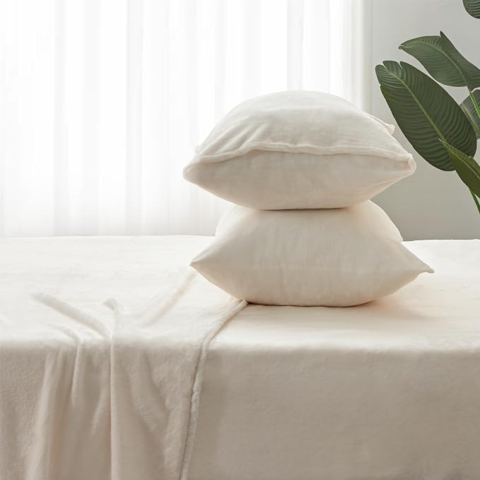 BEDELITE Flannel Sheets King Size White - Image 9