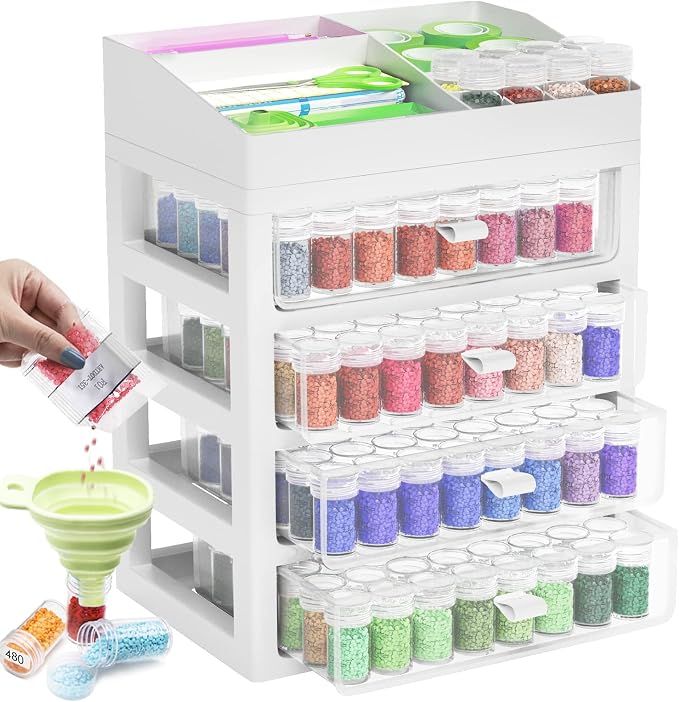ARTDOT Diamond Painting Accessories Boxes, 192 Pieces 5D Diamond Painting Adult by ARTDOT