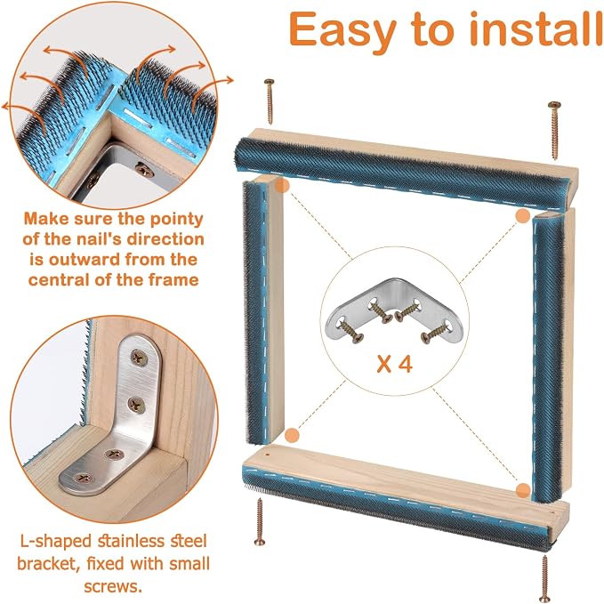 Rug Hooking Frame, Punch Needle Frame, Gripper Strip Frame, Cross Stitch Hoop - Image 7