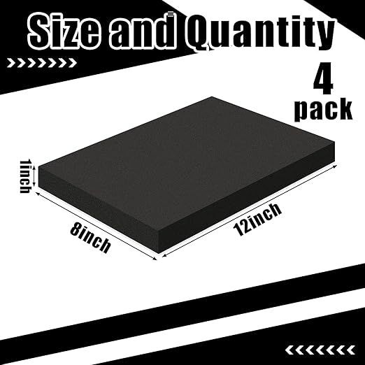 4 Pcs 1" Thick Foam Padding Sheet - Image 2