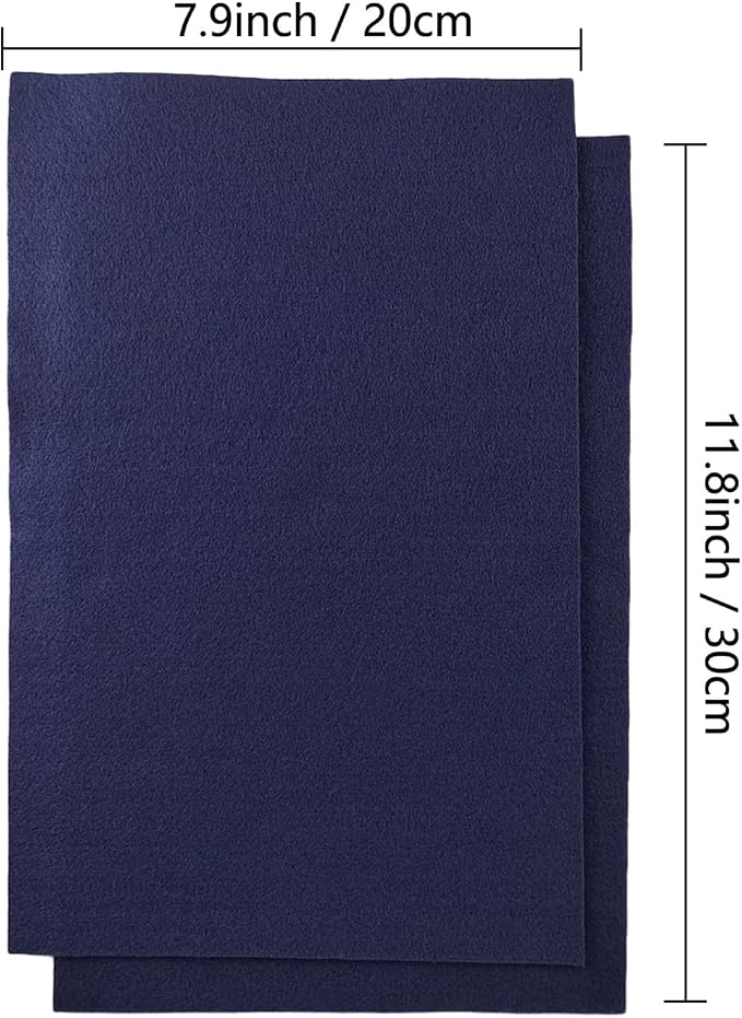 Jtnohx Color Felt, Soft Felt Sheets, 1.4mm Thick 8"x12" Handicraft Felt Fabrics - Image 3