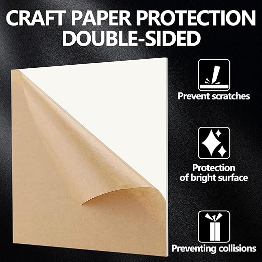 3 Pcs White 12 x 12 x 1/8 Inch Acrylic Sheets | Laser Cutting Plastic - Image 2