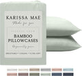 Karissa Mae Cooling Bamboo Viscose Queen Size Pillowcase Set | 100% FSC by KARISSAMAE
