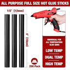 Arrow Full Size Hot Glue Sticks, 200 Pack Black Glue Gun Sticks, Craft General - Image 3