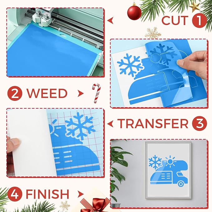 IModeur Glossy Blue Permanent Vinyl - Image 4