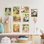 ATOBART 8x10 Set of 6 Oak Wood Picture Frame Solid Wooden Photo Frame Natural - Image 6